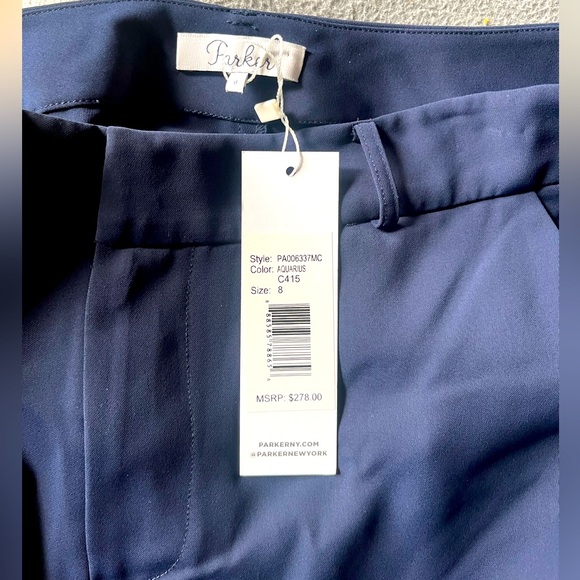 NWT! Size 8 Parker Midnight Blue Cargo Pants - Picture 7 of 7